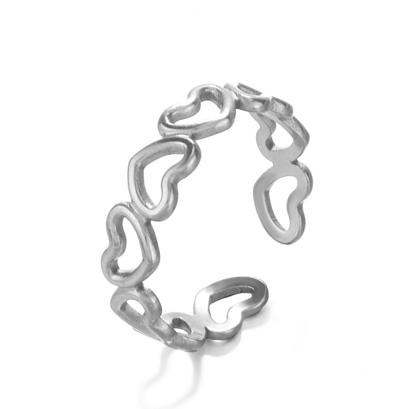 Adjustable Ring "Love Link"