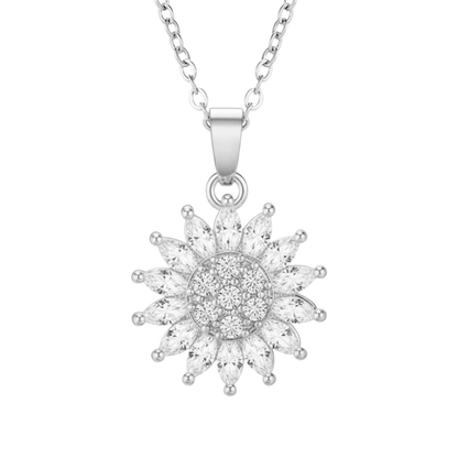 Rotating Necklace "Sunflower"
