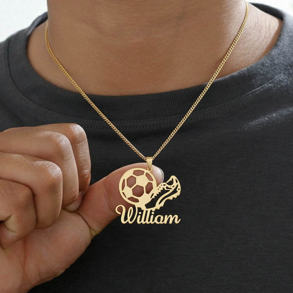 Name Necklace "FootBall"