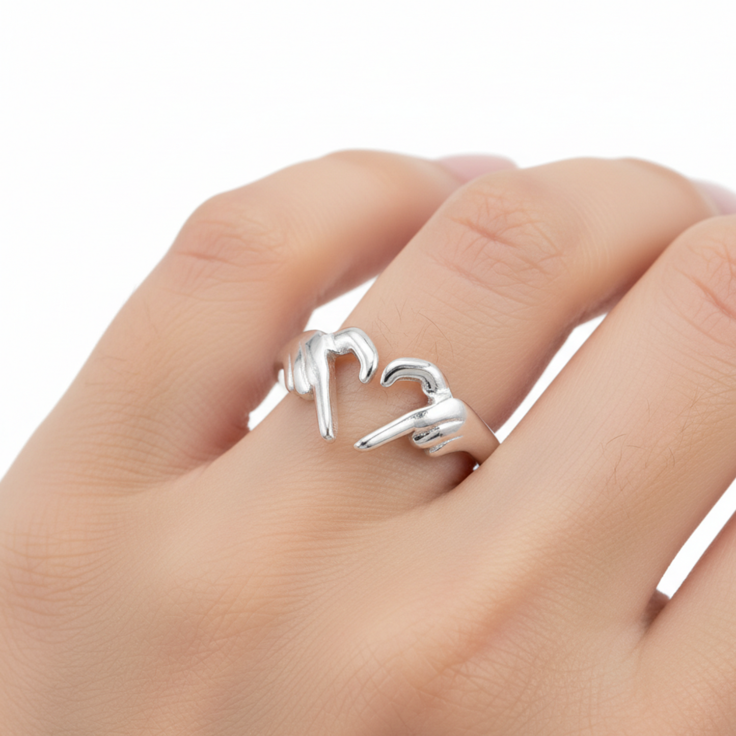 Adjustable Ring "Sign of Love"