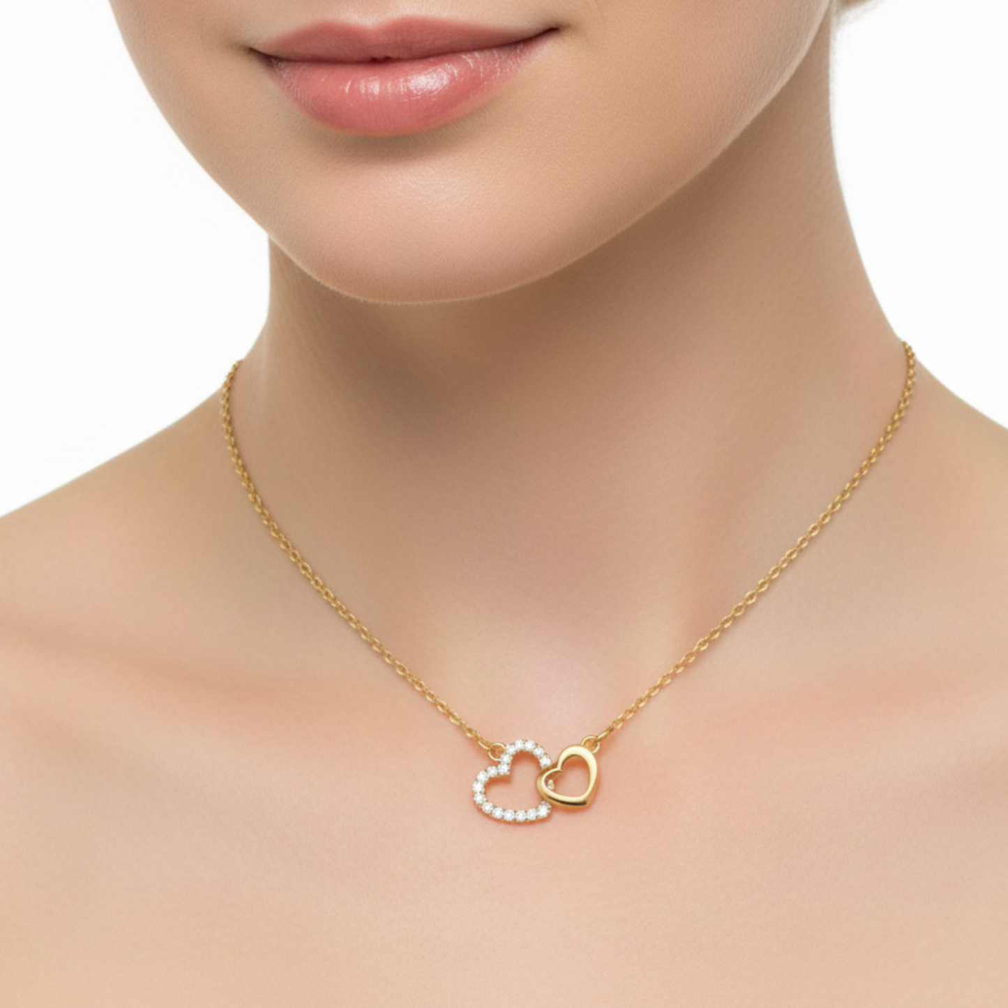 Necklace "Double Love"
