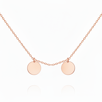 Initial Necklace “Initial disc”