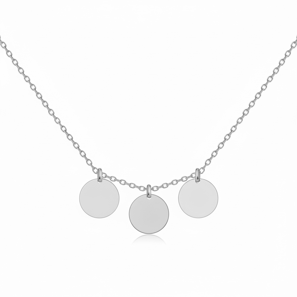 Initial Necklace “Initial disc”