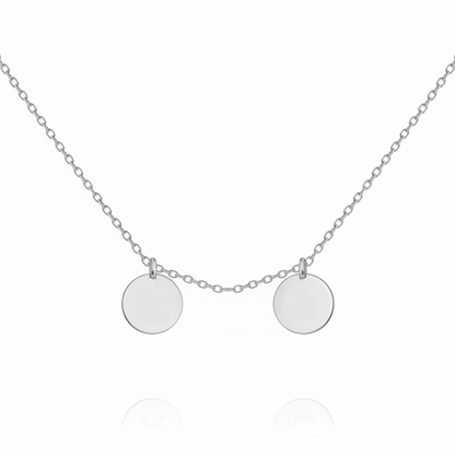 Initial Necklace “Initial disc”