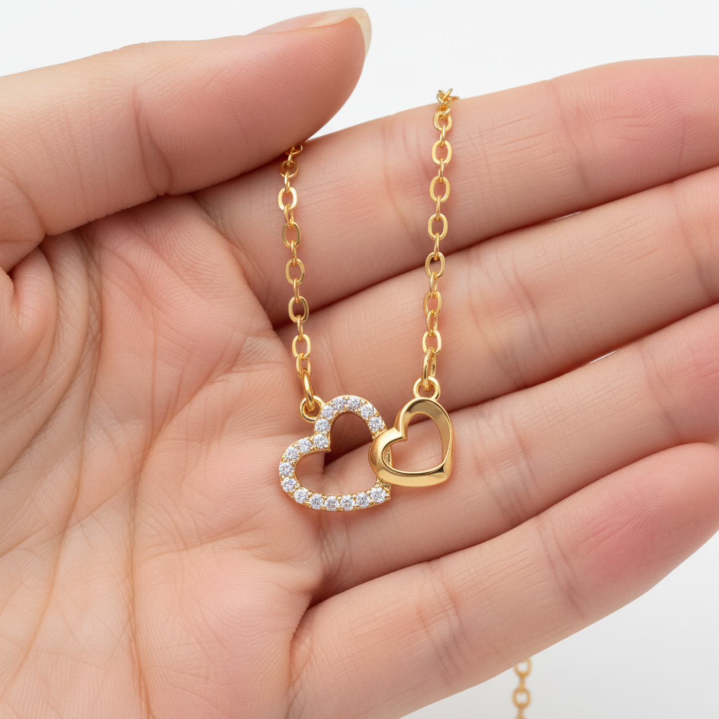 Necklace "Double Love"