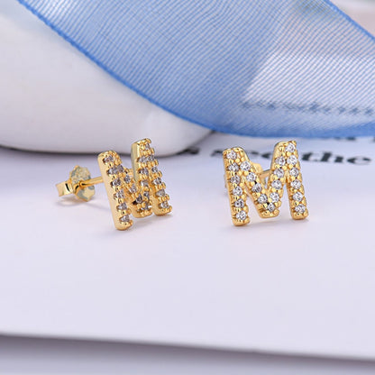 Initial Earrings "Identity"