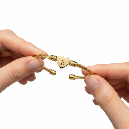 Initial Bracelet "Heart"