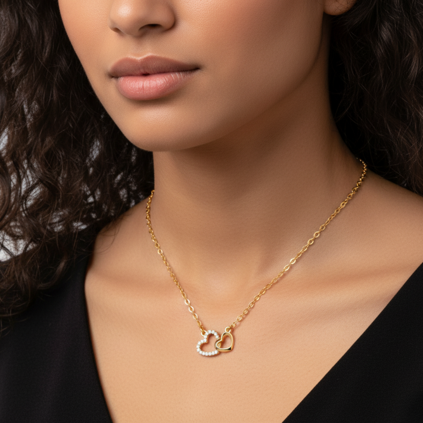 Necklace "Double Love"