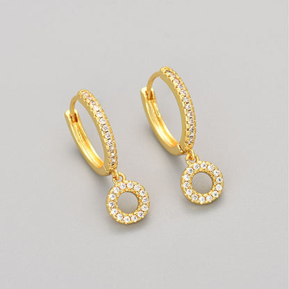 Initial Earrings "Crystal"