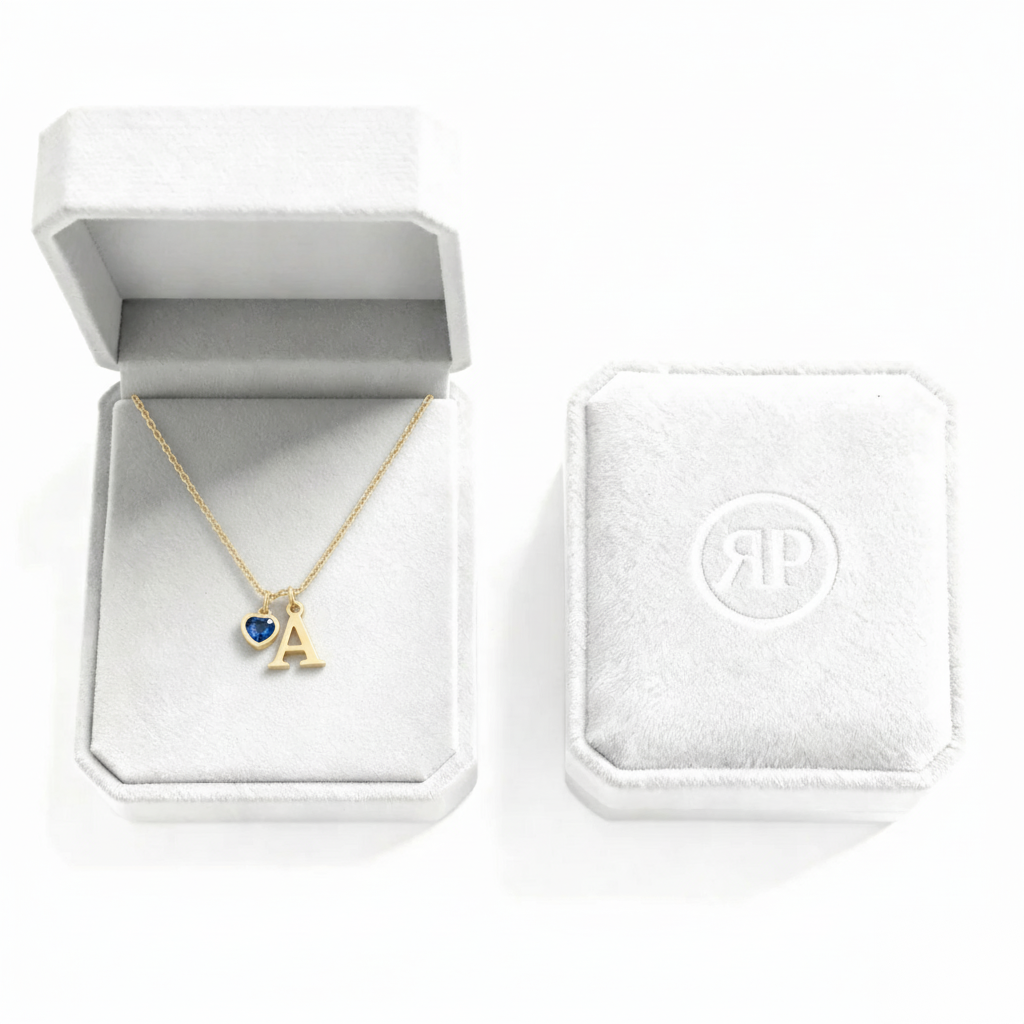 Initial Necklace "Eternal Whisper"