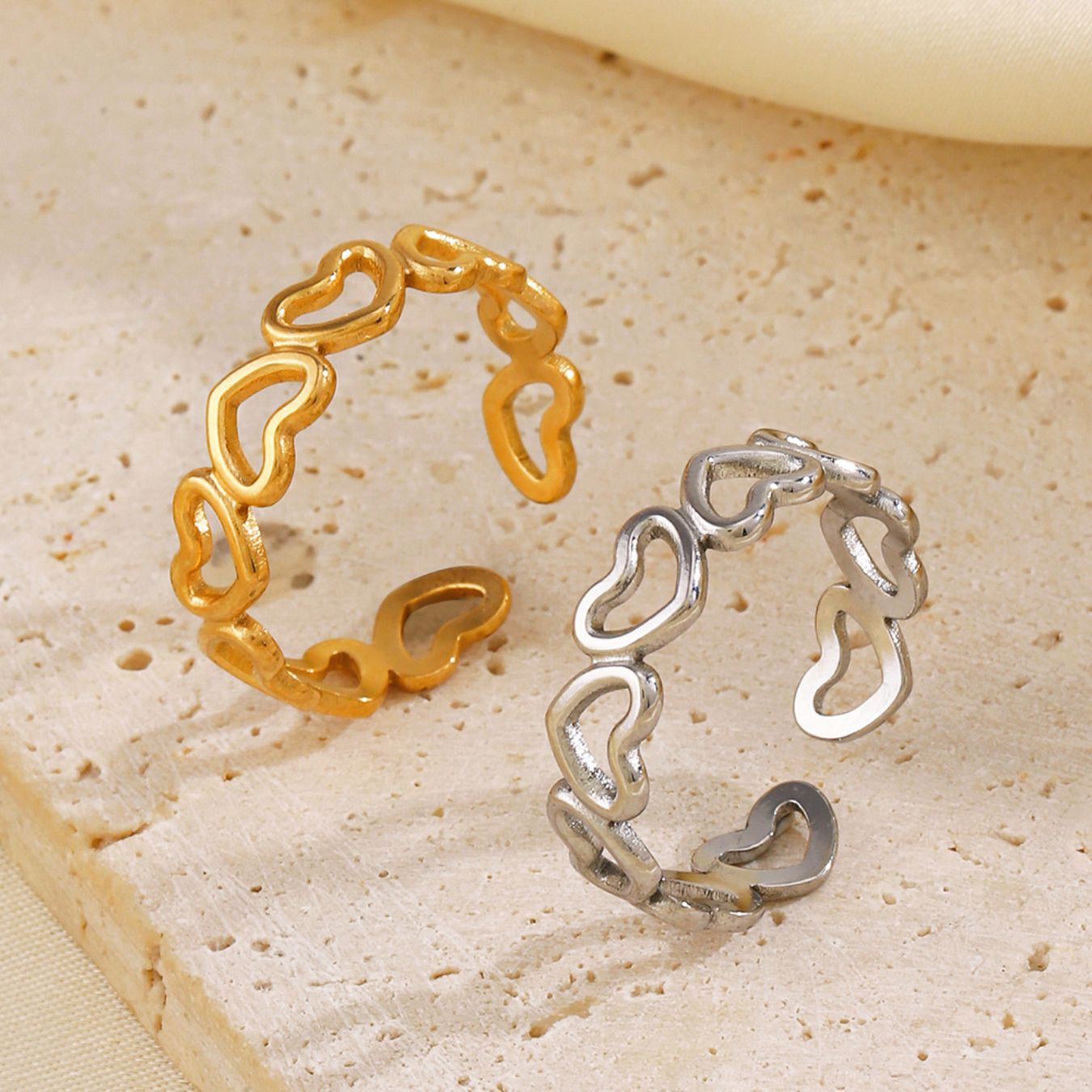 Adjustable Ring "Love Link"