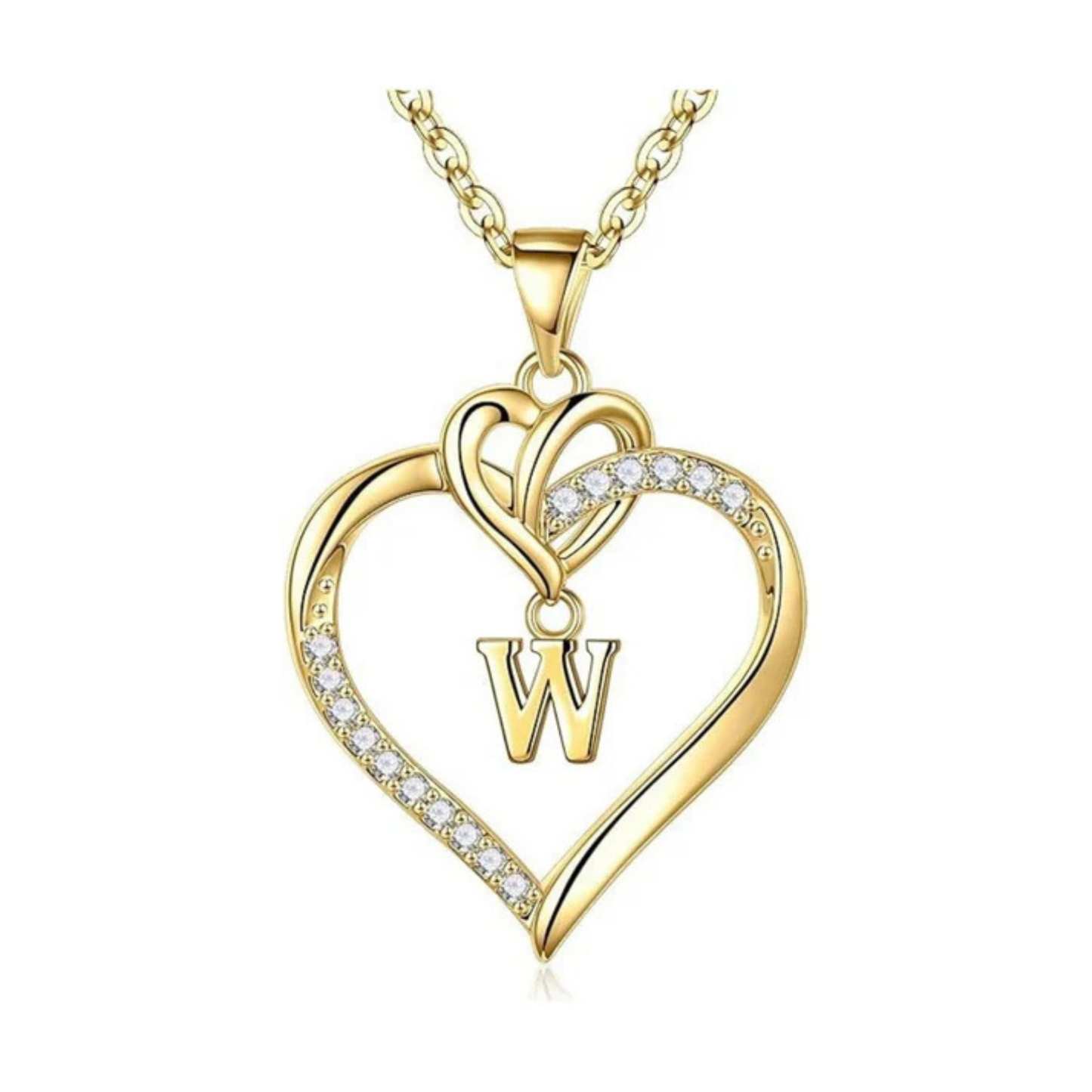 Initial Necklace "Love"