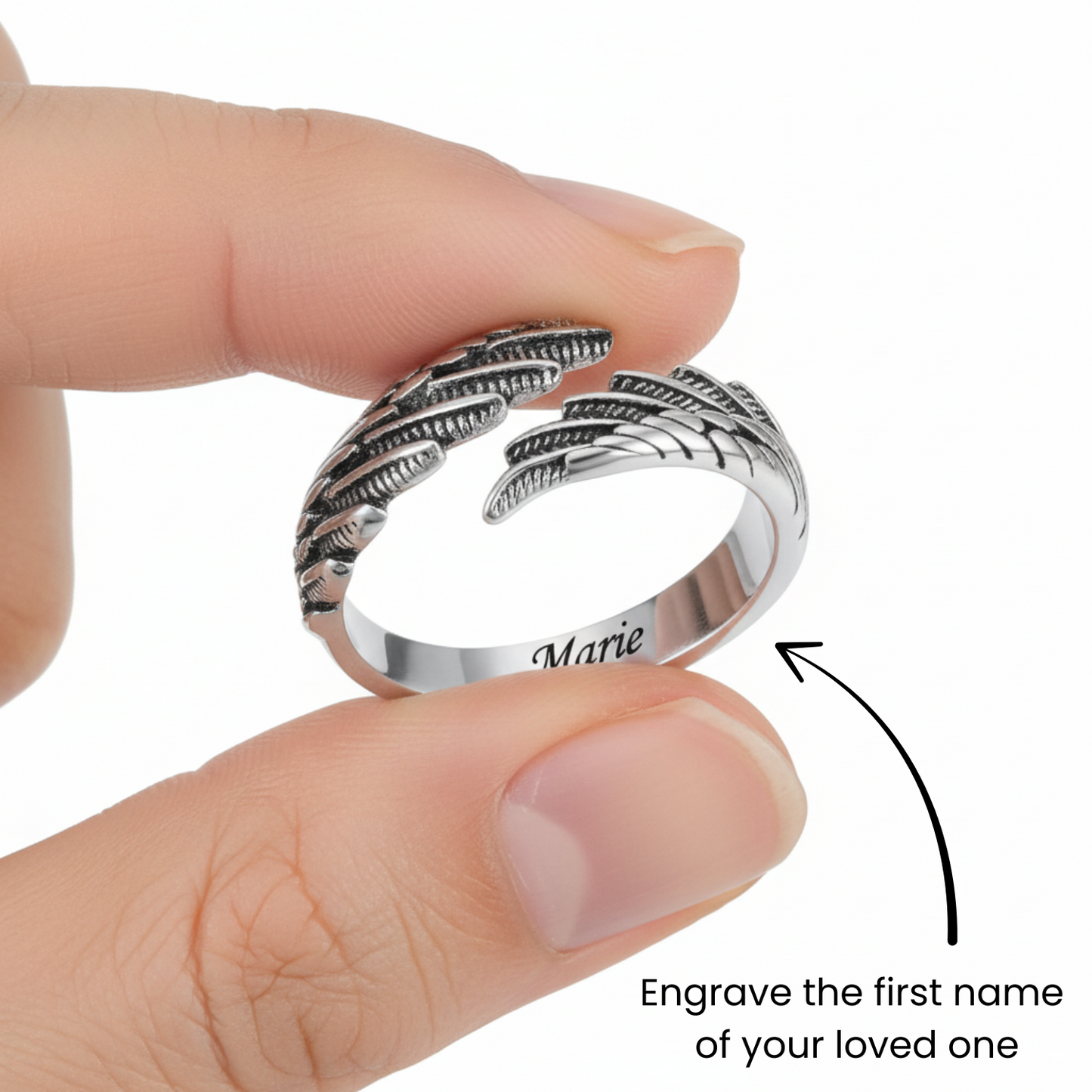 Adjustable Ring "Angel"