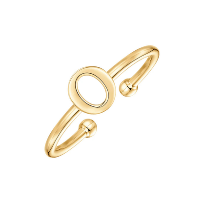 Adjustable Initial Ring "Chic"