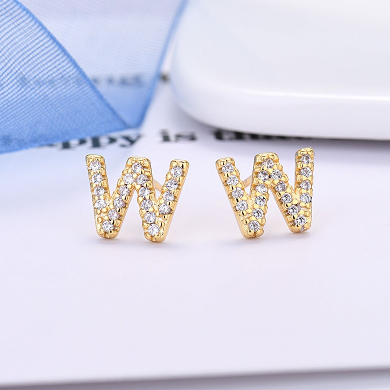 Initial Earrings "Identity"