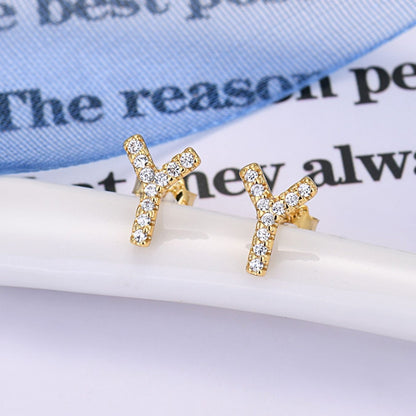 Initial Earrings "Identity"