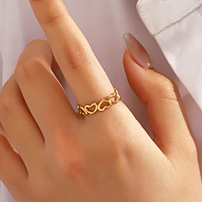 Adjustable Ring "Love Link"