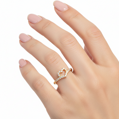 Adjustable Ring "Pure Love"