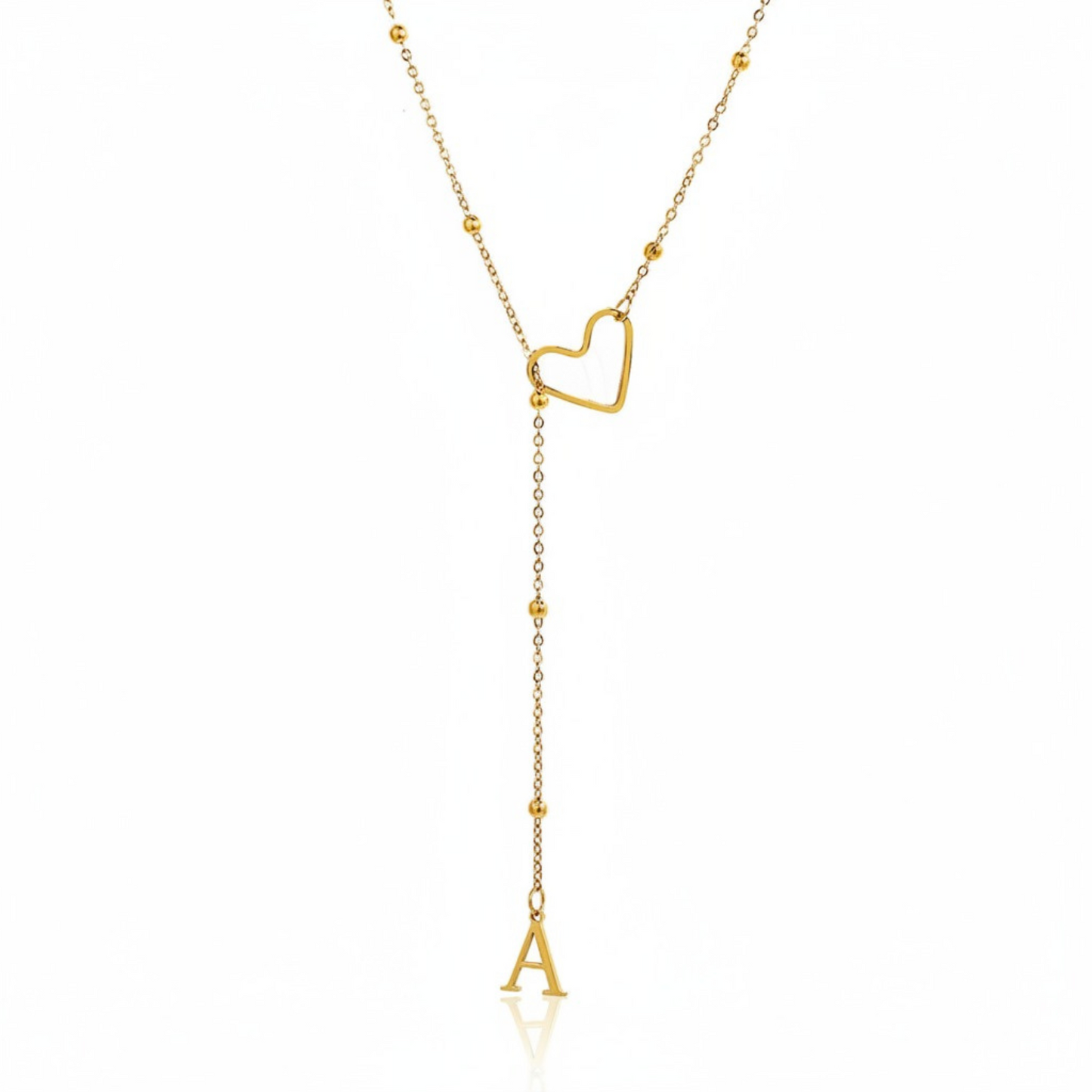 Initial Necklace "In Love"