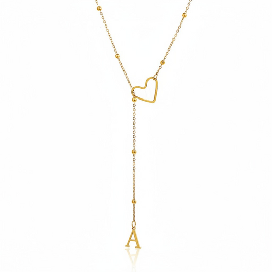 Initial Necklace "In Love"