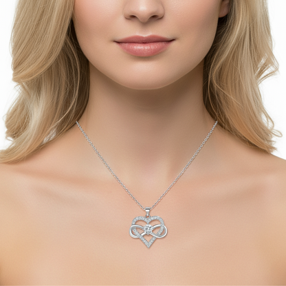 Necklace "Infinity Heart"
