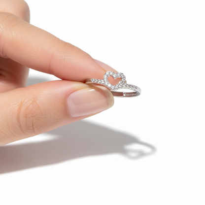 Adjustable Ring "Pure Love"