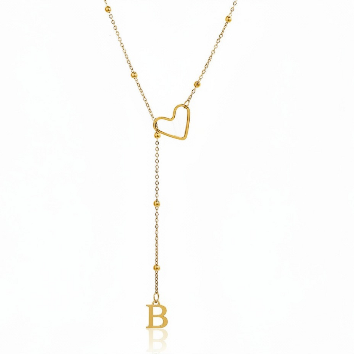 Initial Necklace "In Love"