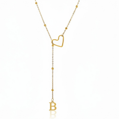 Initial Necklace "In Love"