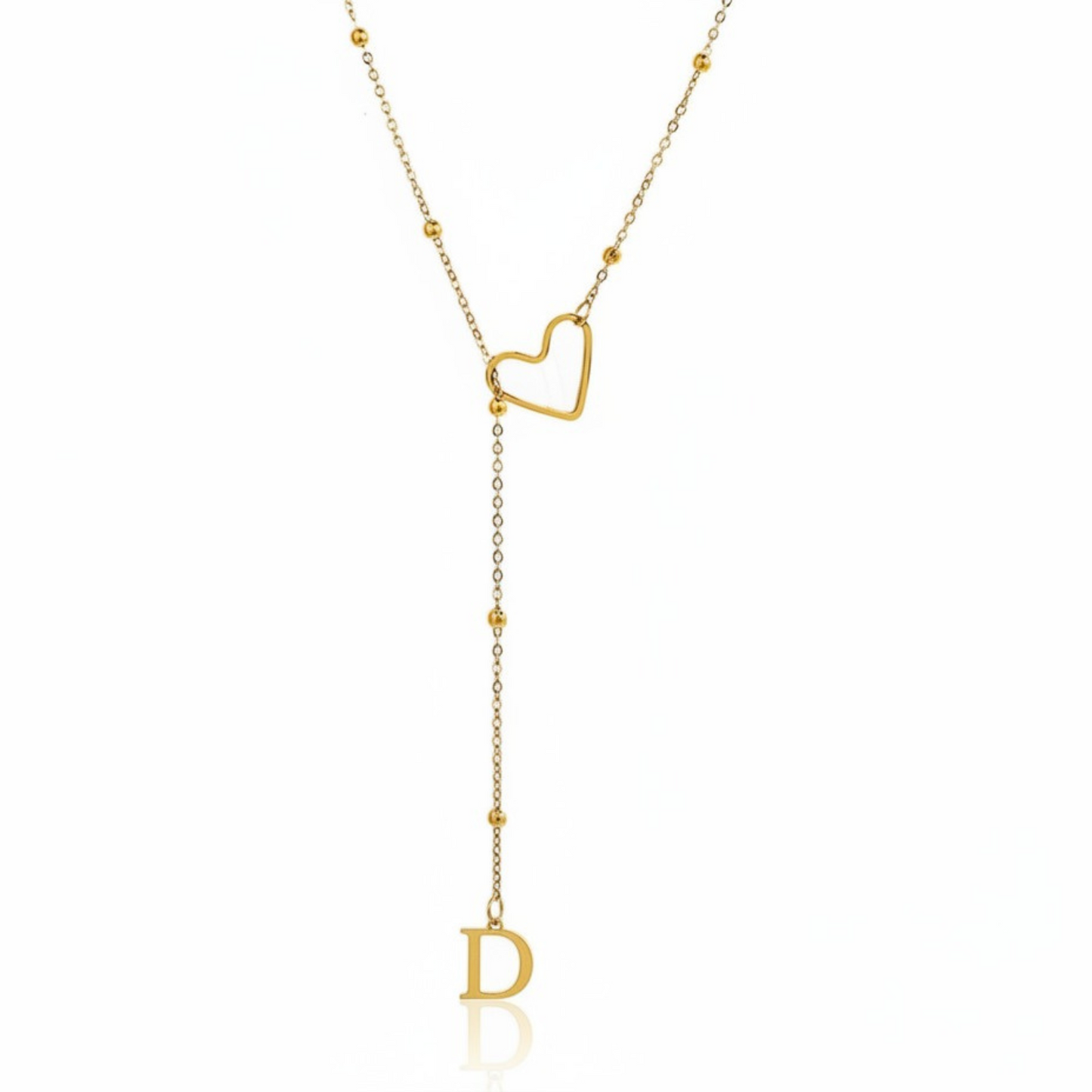 Initial Necklace "In Love"