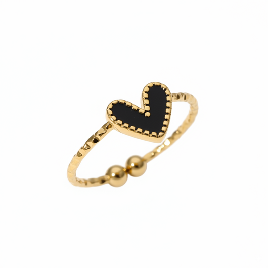Adjustable Ring "Luna Heart"