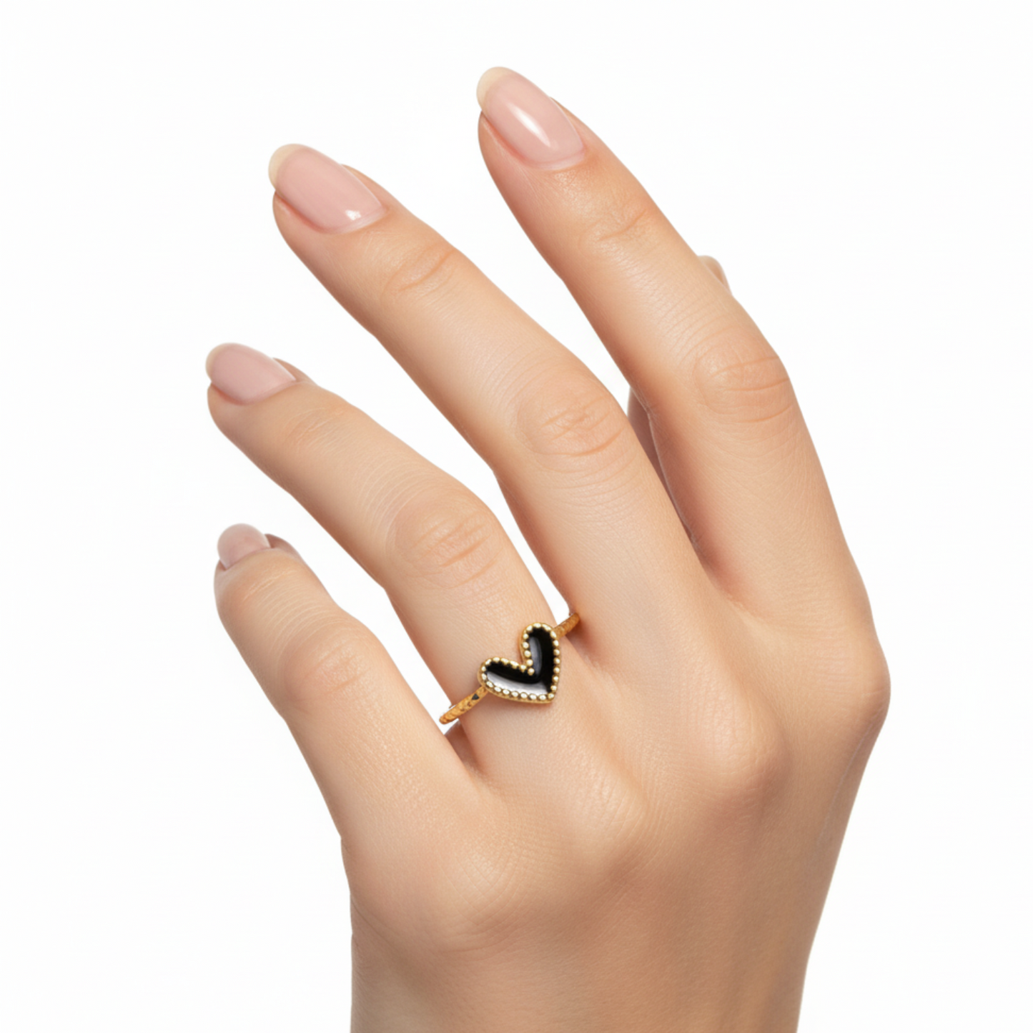 Adjustable Ring "Luna Heart"