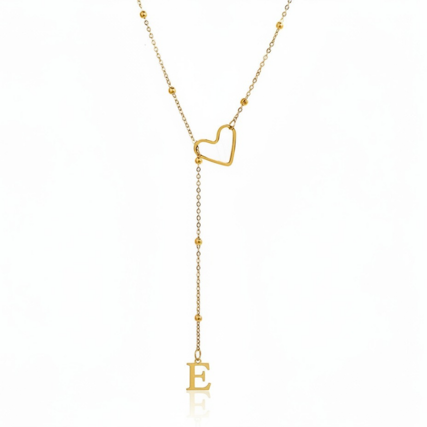 Initial Necklace "In Love"