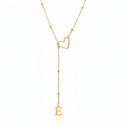 Initial Necklace "In Love"