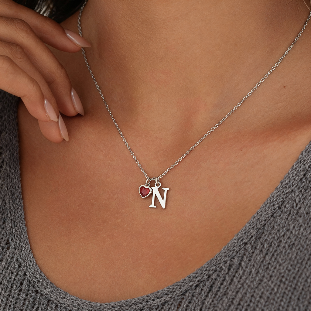 Initial Necklace "Eternal Whisper"