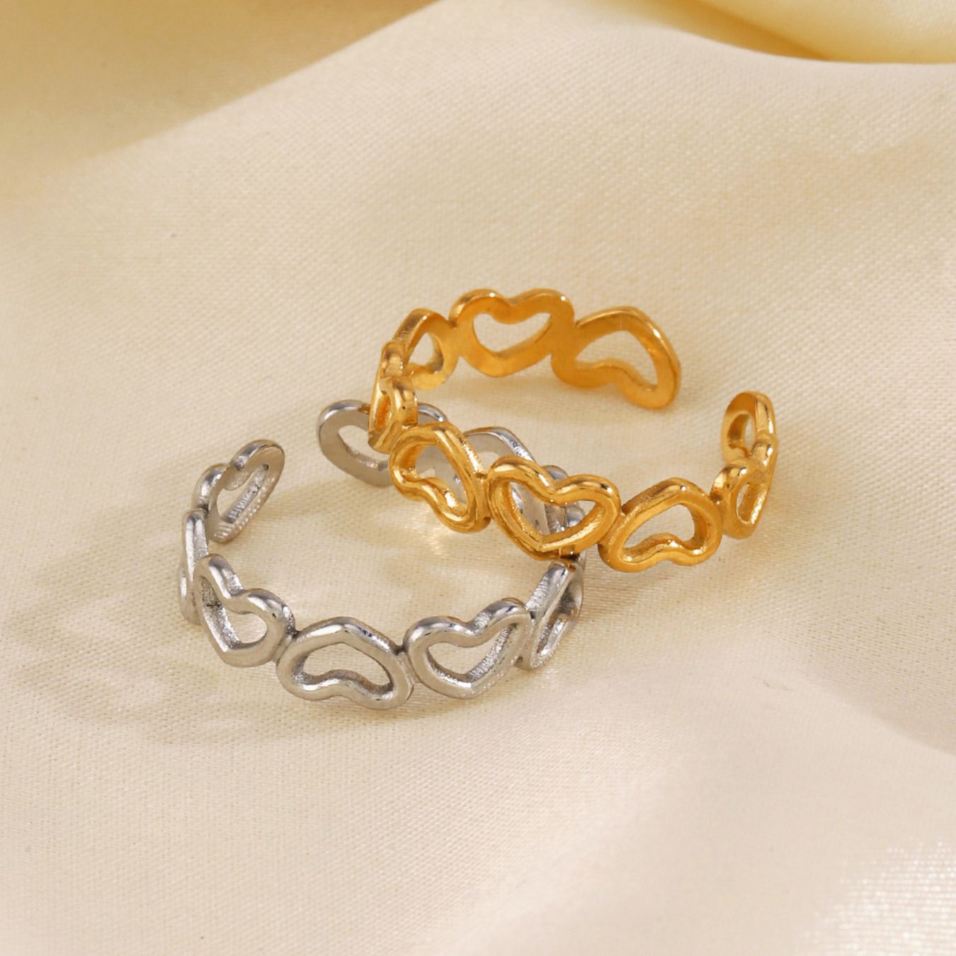 Adjustable Ring "Love Link"