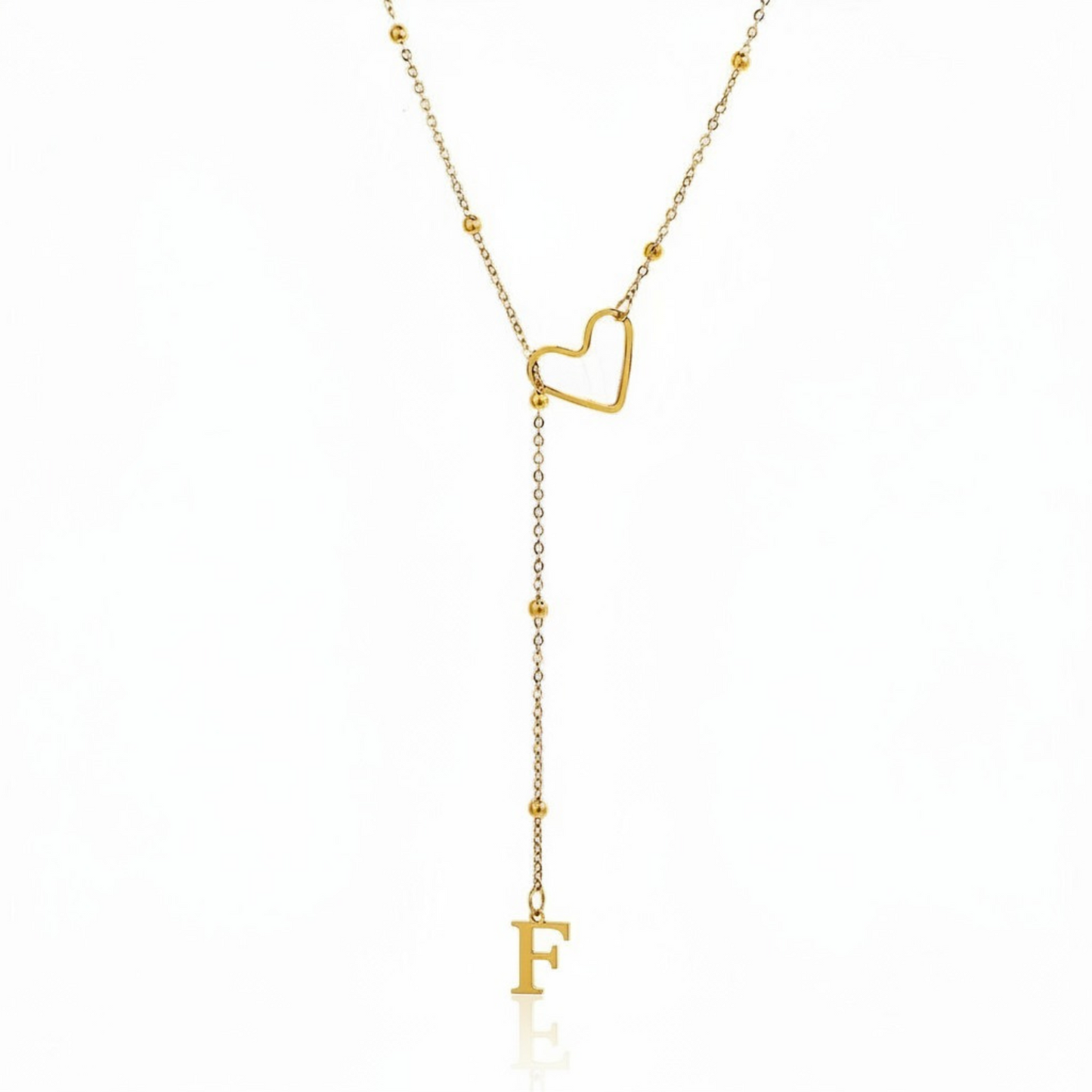 Initial Necklace "In Love"