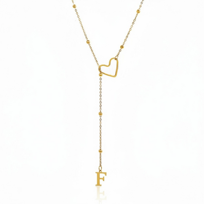 Initial Necklace "In Love"