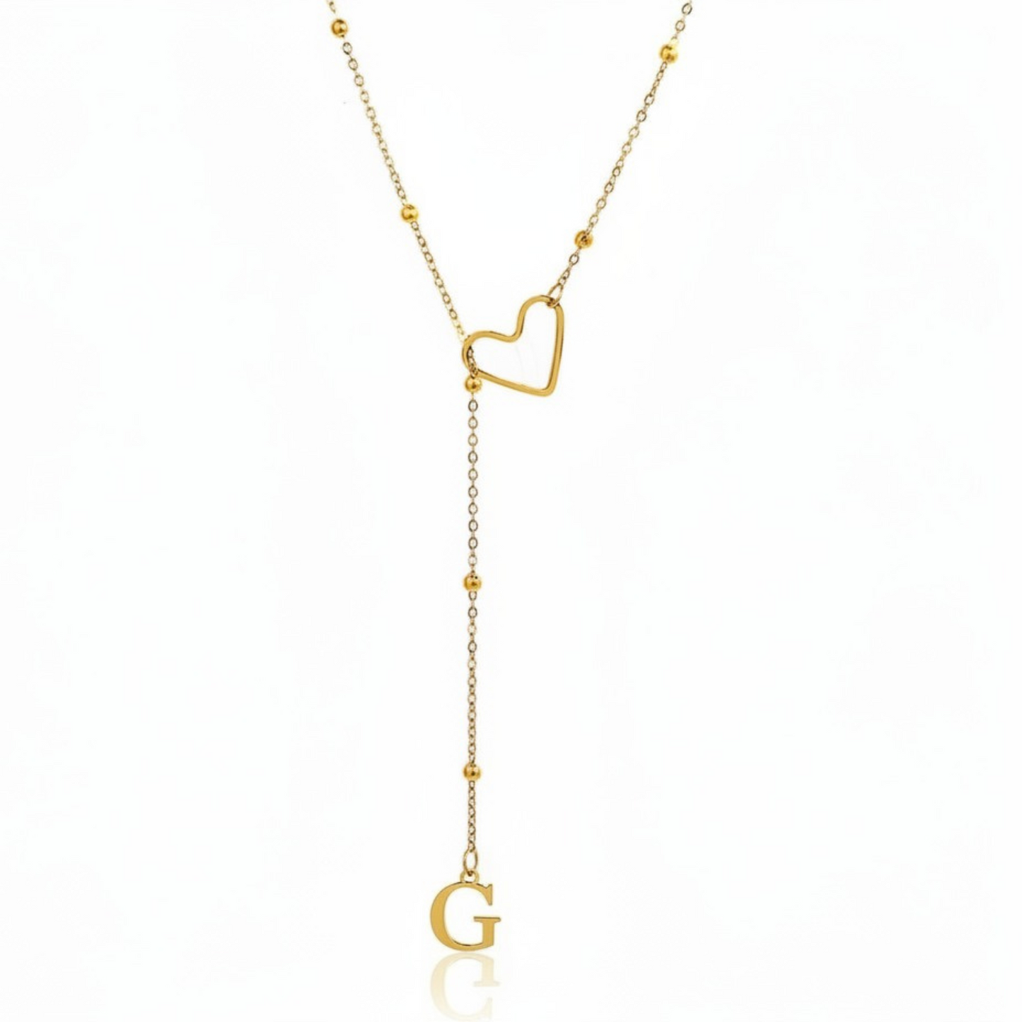 Initial Necklace "In Love"