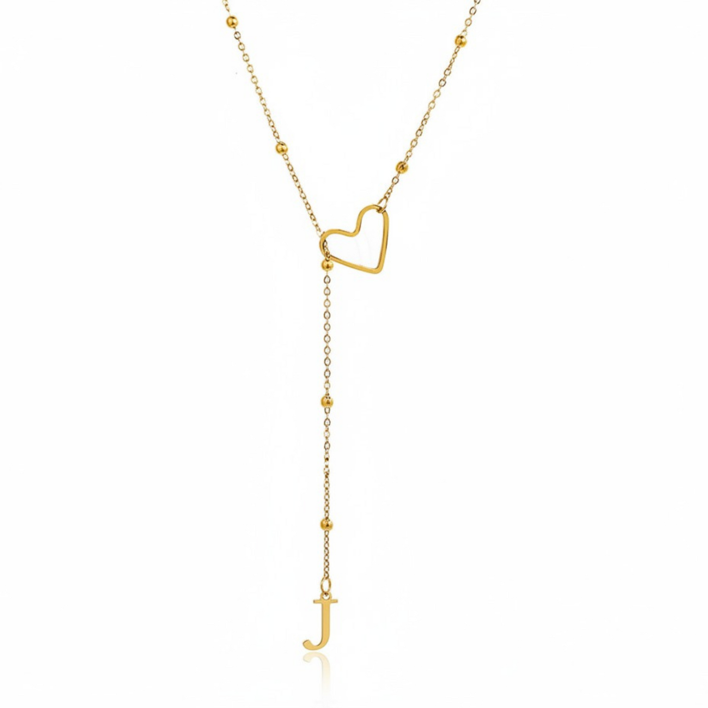 Initial Necklace "In Love"