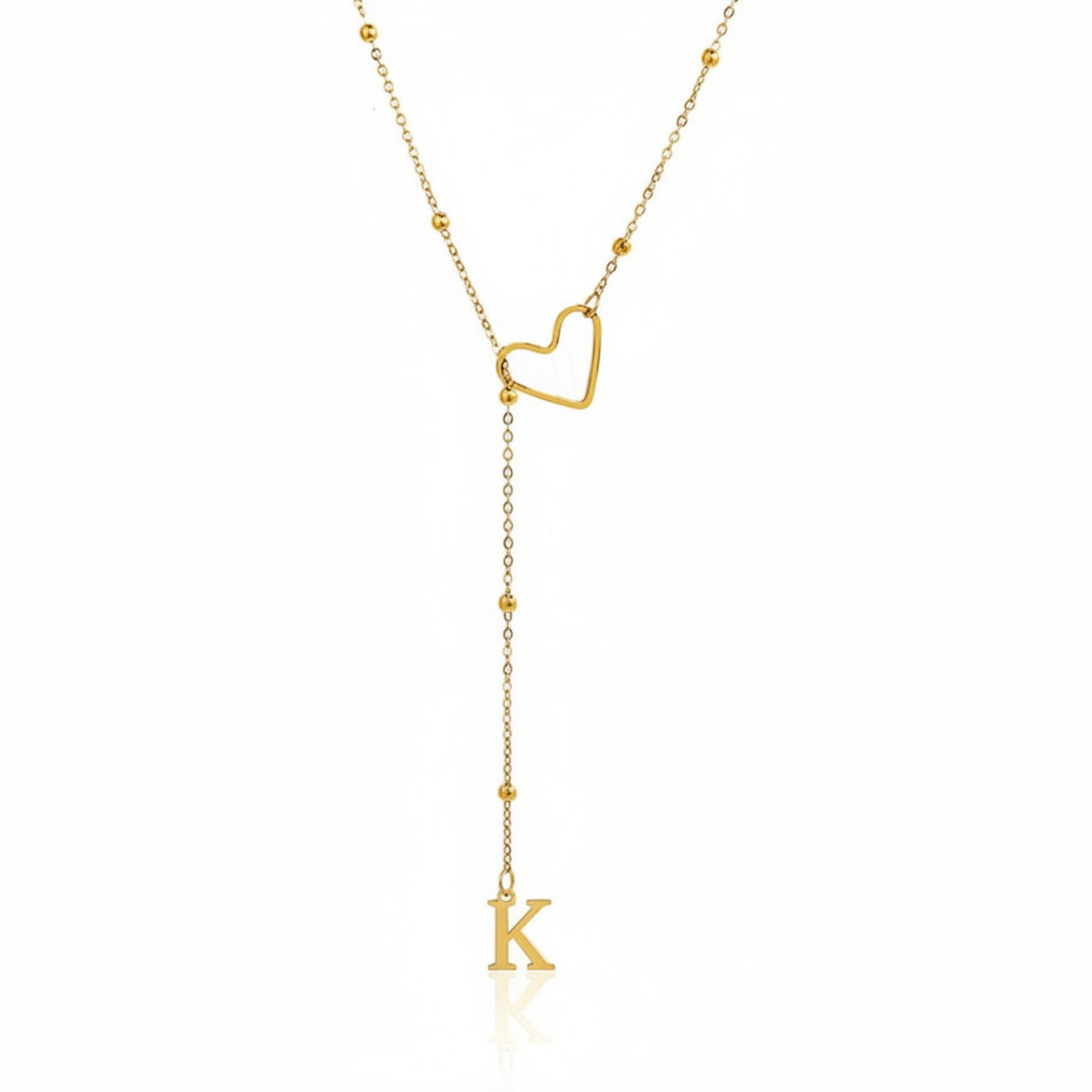 Initial Necklace "In Love"