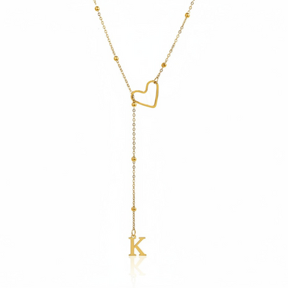 Initial Necklace "In Love"