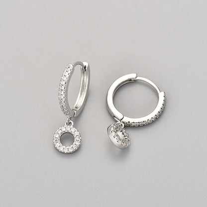 Initial Earrings "Crystal"