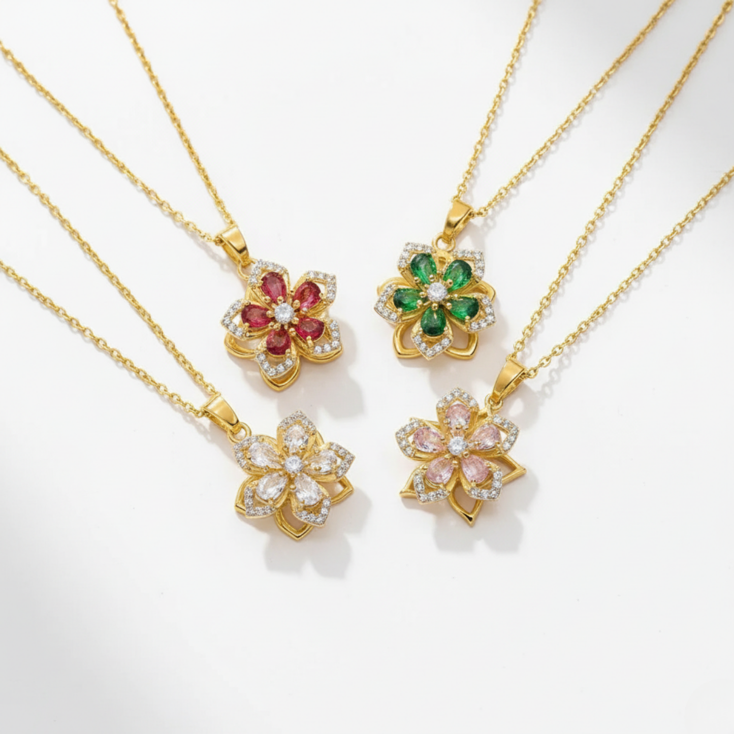 Necklace "Twist & Bloom"