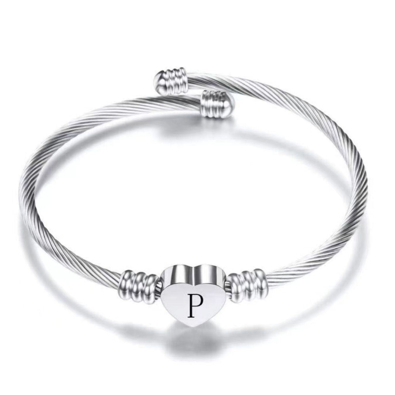 Initial Bracelet "Heart"