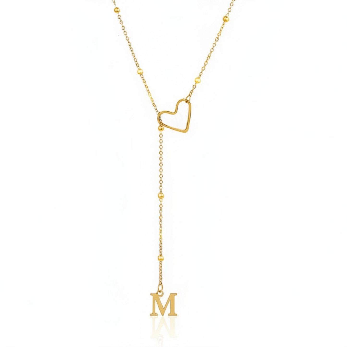 Initial Necklace "In Love"