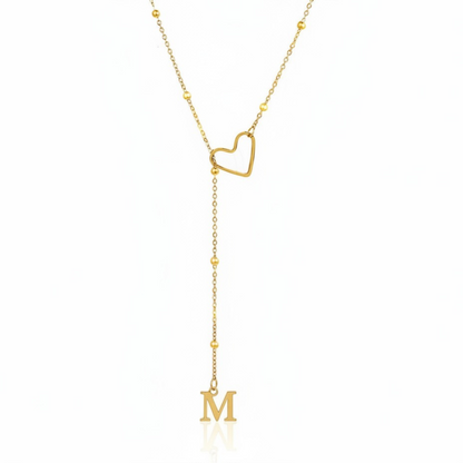 Initial Necklace "In Love"