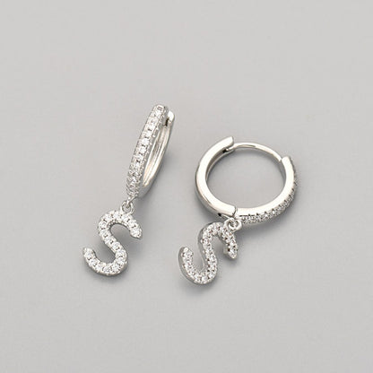 Initial Earrings "Crystal"