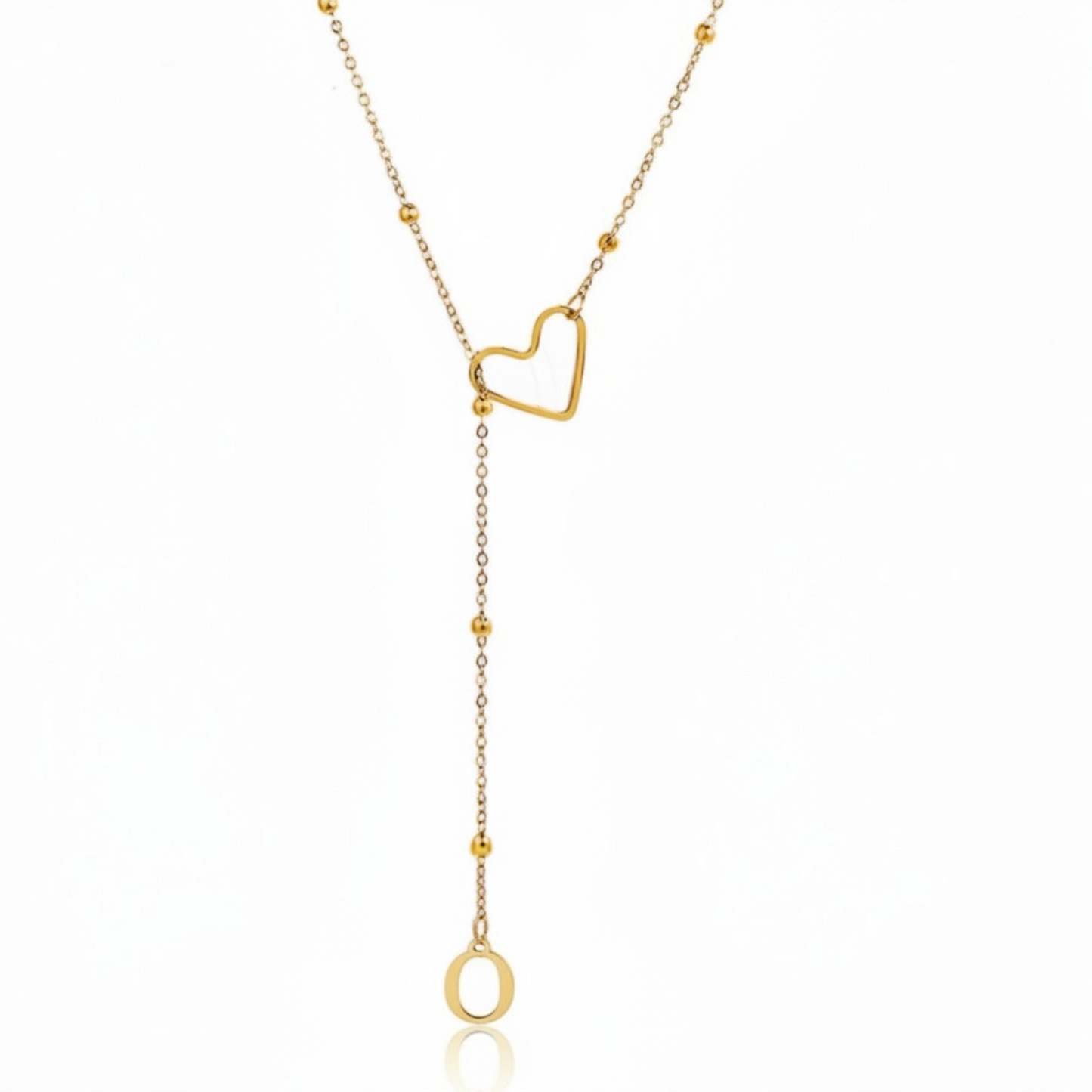 Initial Necklace "In Love"