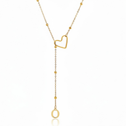 Initial Necklace "In Love"