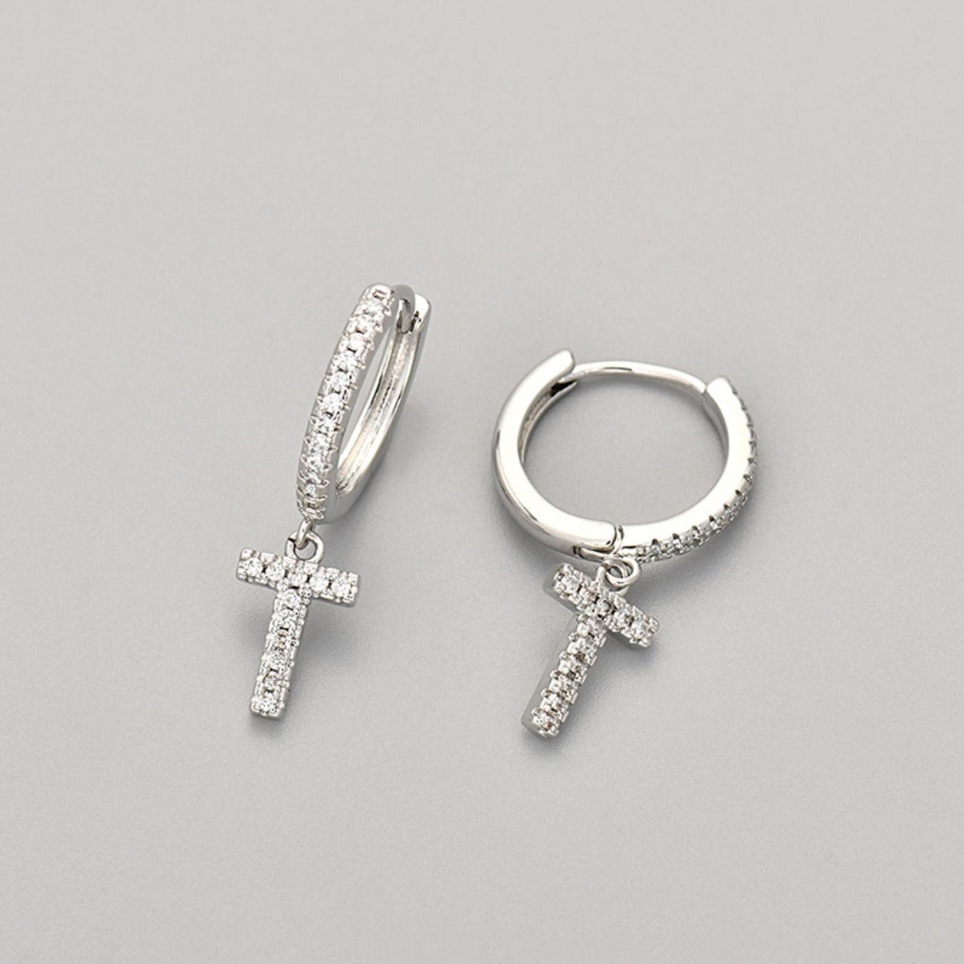 Initial Earrings "Crystal"